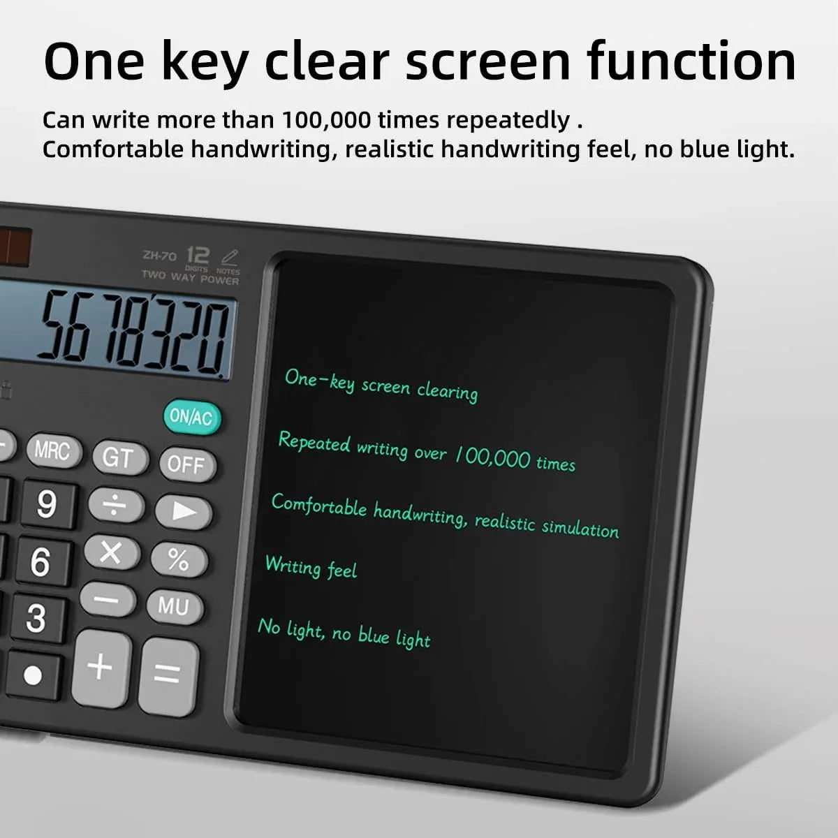 2-in-1 Calculator with LCD