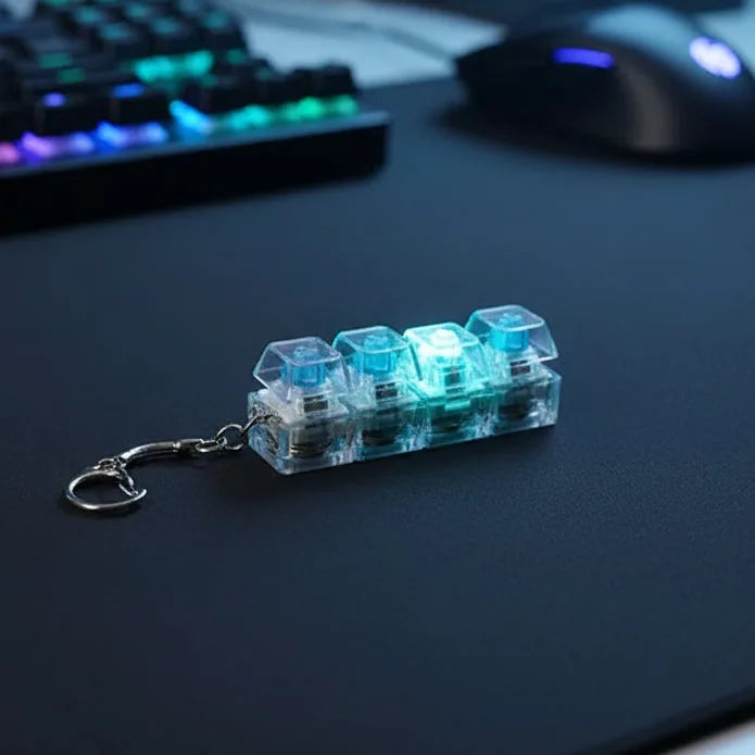 Stress Relief Keyboard Fidget Keychain