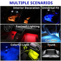 Interior Car Lights 7 Colors LED  (Pack of 2)
