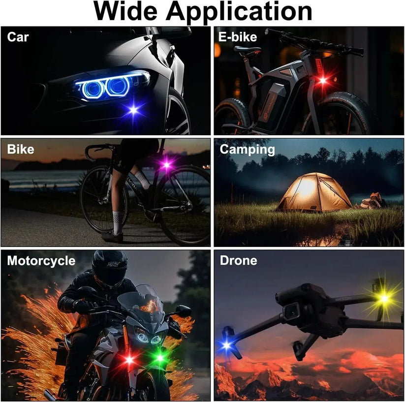 Interior Car Lights 7 Colors LED  (Pack of 2)