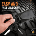 Car Seat Belt Steering Wheel Anti-Theft Locking Device