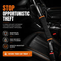 Car Seat Belt Steering Wheel Anti-Theft Locking Device