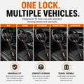 Car Seat Belt Steering Wheel Anti-Theft Locking Device