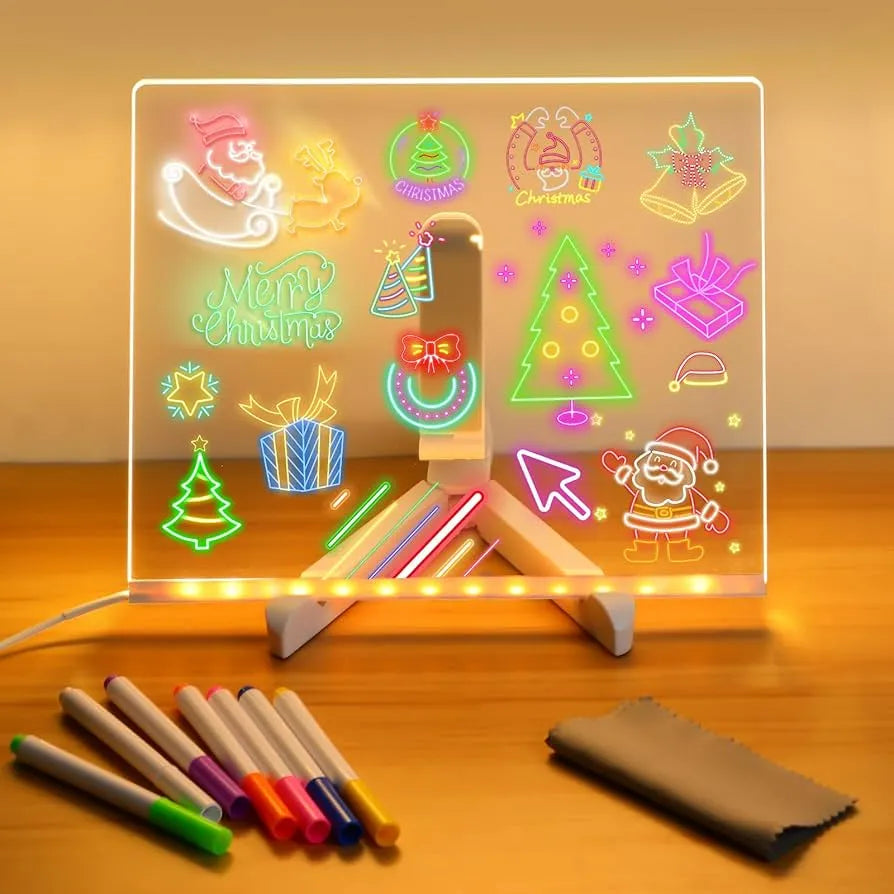3D LED Acrylic Message Board with Pens