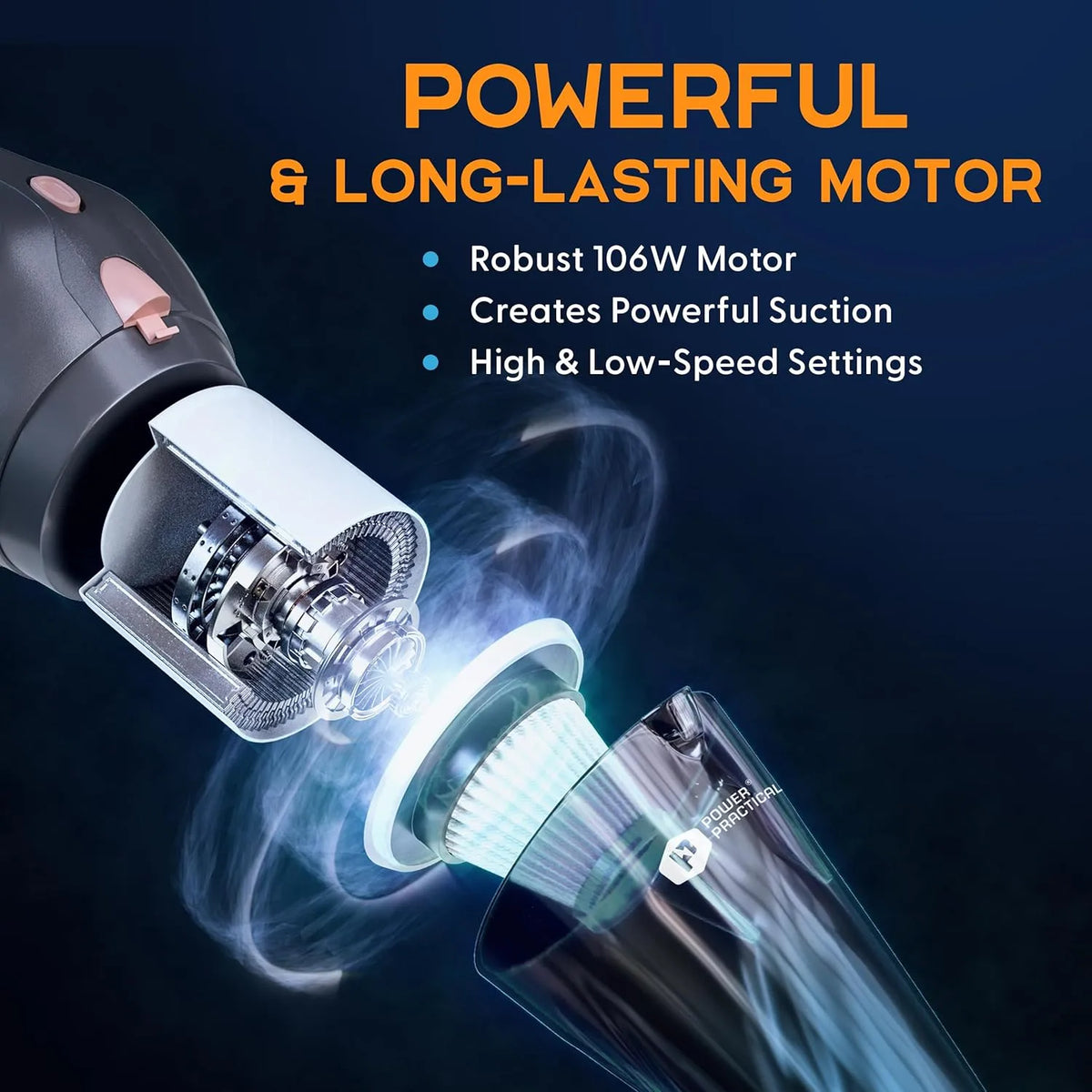 Powerful Car Vacuum Cleaner Portable