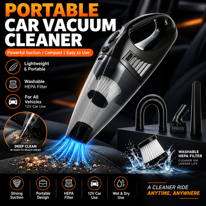 Powerful Car Vacuum Cleaner Portable strong sunction