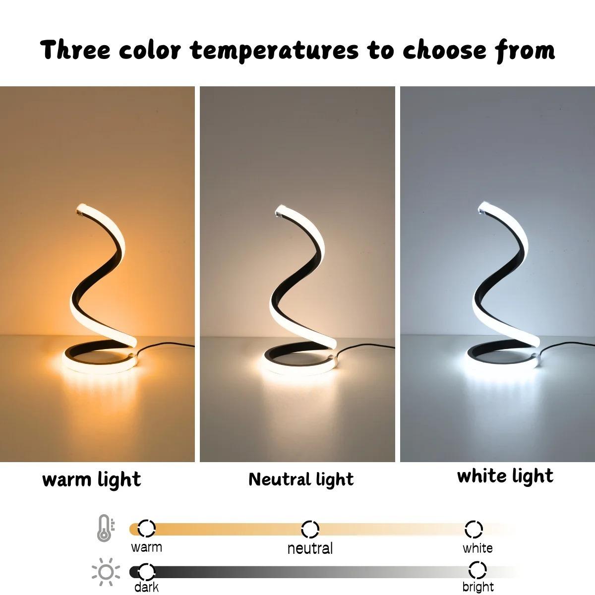 Tri Colour Decoration Desk Lamp