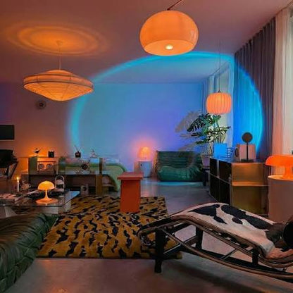 Remote Control RGB Sunset Lamp 16 Colour Mode
