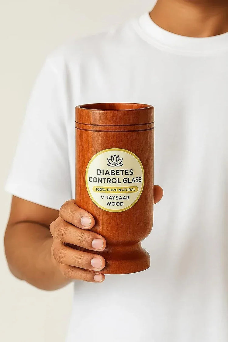 100% Natural  Sugar Control Wooden Tumbler