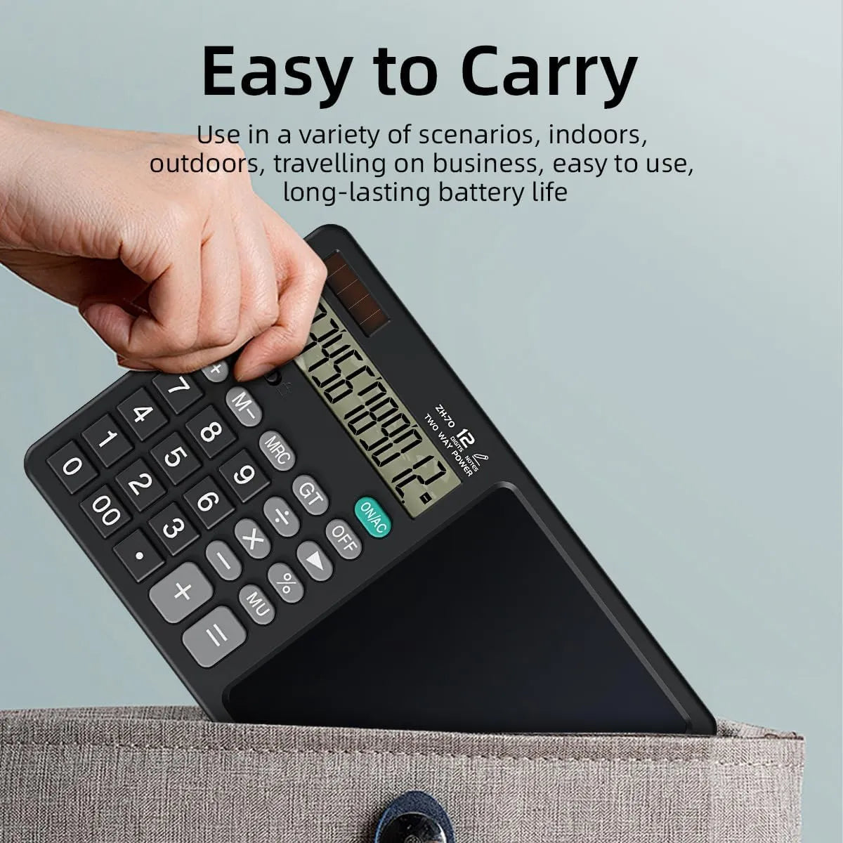 2-in-1 Calculator with LCD