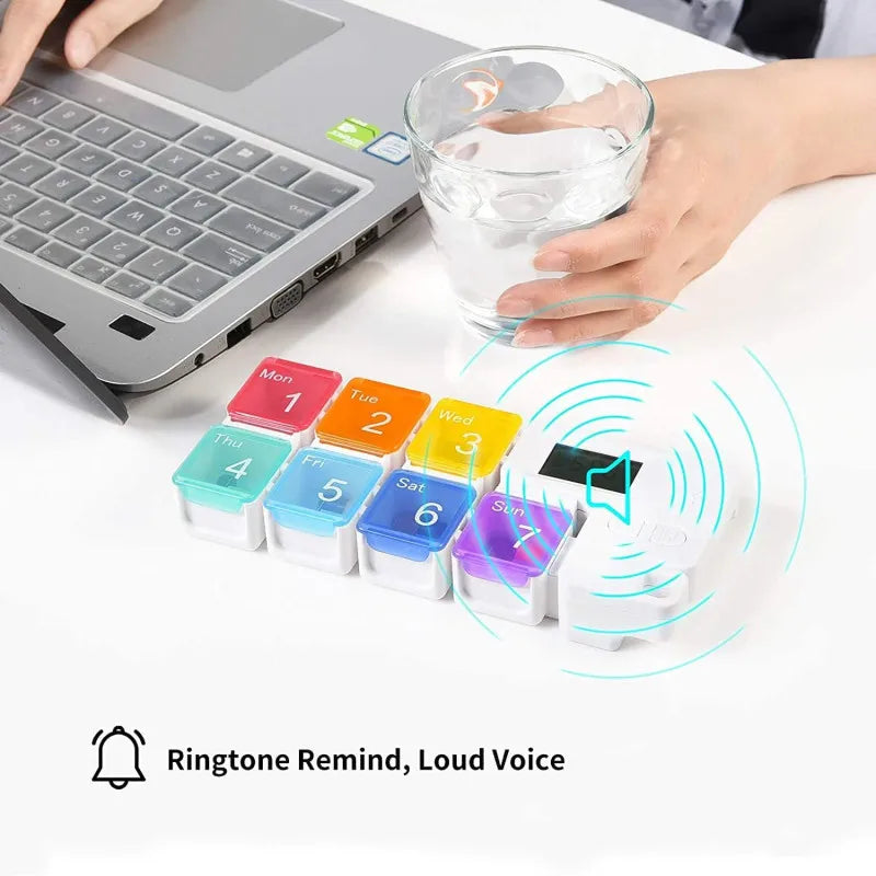 Alarm Medicine Pill Box Organizer