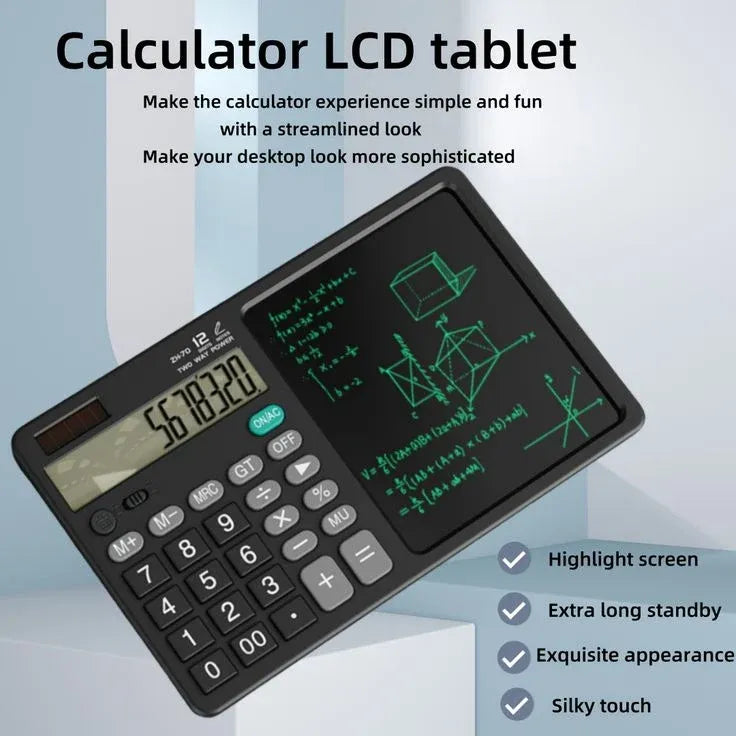 2-in-1 Calculator with LCD