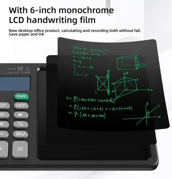 2-in-1 Calculator with LCD