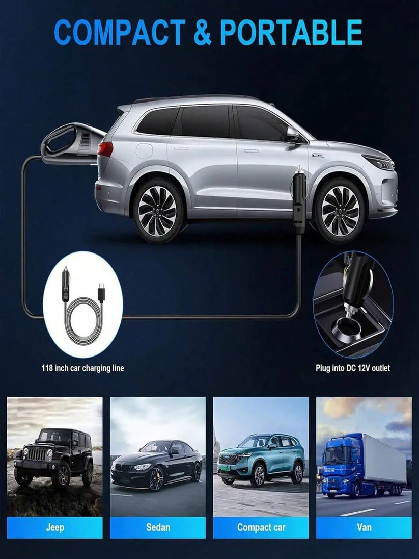 Portable Powerful Car Vacuum Cleaner