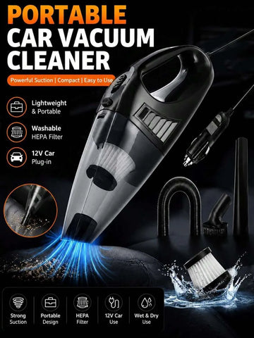 Portable Powerful Car Vacuum Cleaner