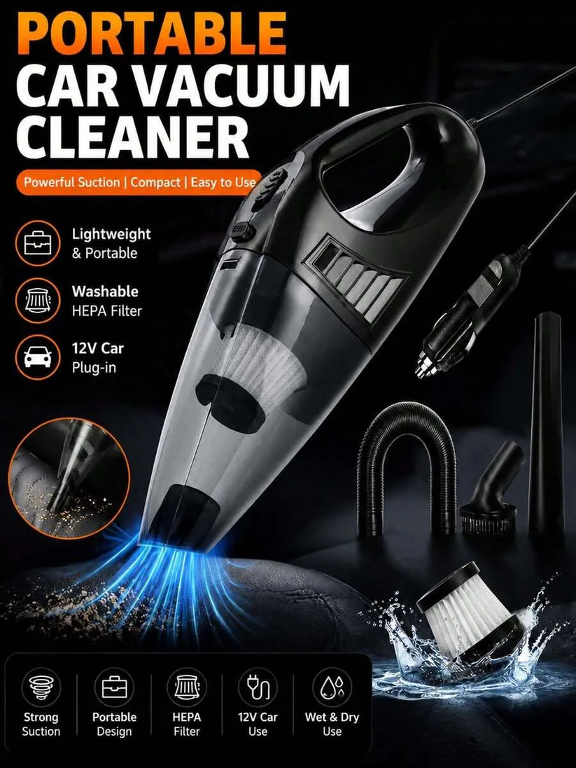 Portable Powerful Car Vacuum Cleaner