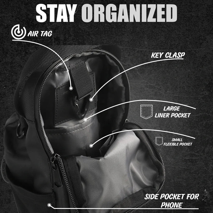 Magnetic Gym & Sports Sling Bag