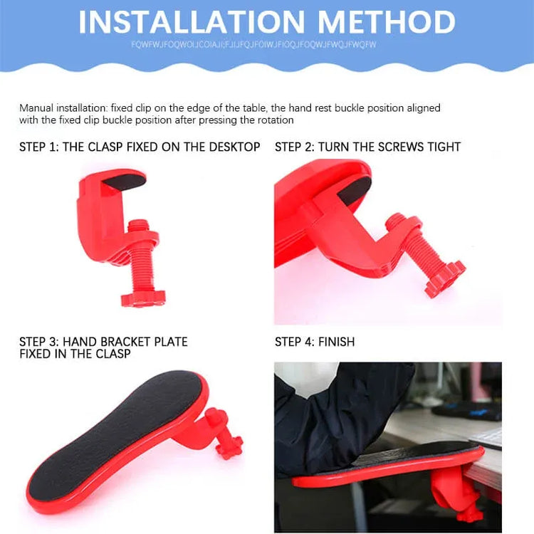 Adjustable Desk Armrest Support