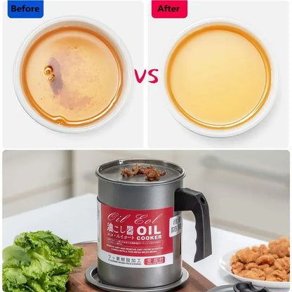 Large Capacity Stainless Steel Oil Filter Pot