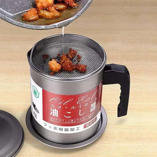 Large Capacity Stainless Steel Oil Filter Pot