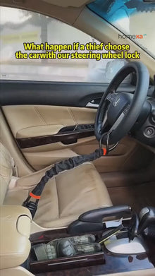 Car Seat Belt Steering Wheel Anti-Theft Locking Device video preview
