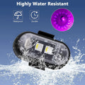 7 Colors LED Interior Car Lights  (Pack of 2)