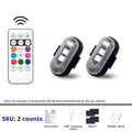 7 Colors LED Interior Car Lights  (Pack of 2)